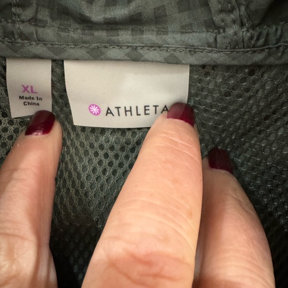 Athleta Rain Coat/Shell/Windbreaker w/ Hood - Picture 5 of 5
